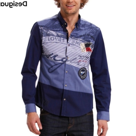 Desigual Button Down Shirt - Picture 1 of 14